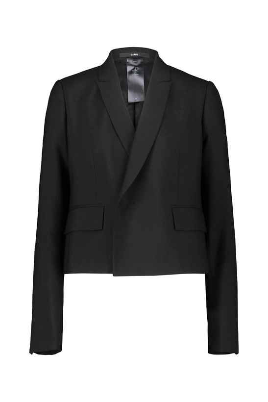 Photo: Sapio N4c Cropped Double-breasted Blazer