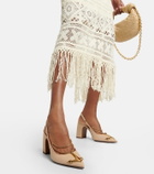 Zimmermann - Overboard embellished slingback pumps