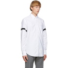 Thom Browne White Oxford Armbands Classic Shirt