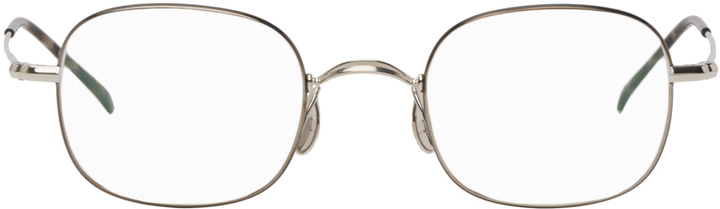 Photo: YUICHI TOYAMA. Silver F.Yotsume Glasses