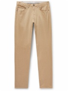 Peter Millar - Ultimate Slim-Fit Straight-Leg Stretch Cotton and Modal-Blend Sateen Trousers - Neutrals