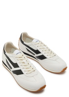Tom Ford Mick Panelled Mesh-knit Sneakers White