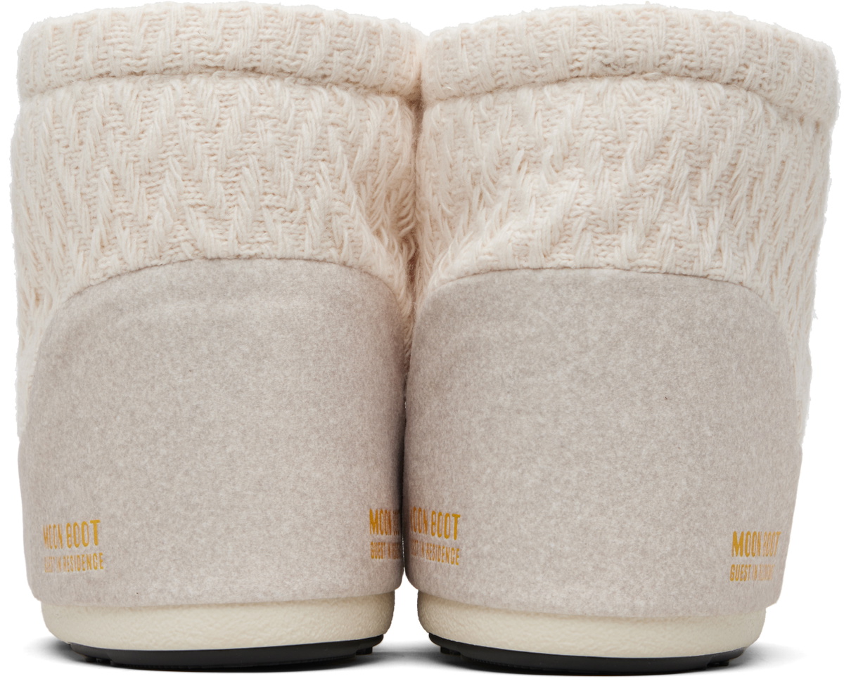 Guest in Residence Off-White Moon Boot Edition Icon Low No Lace Knit Boots