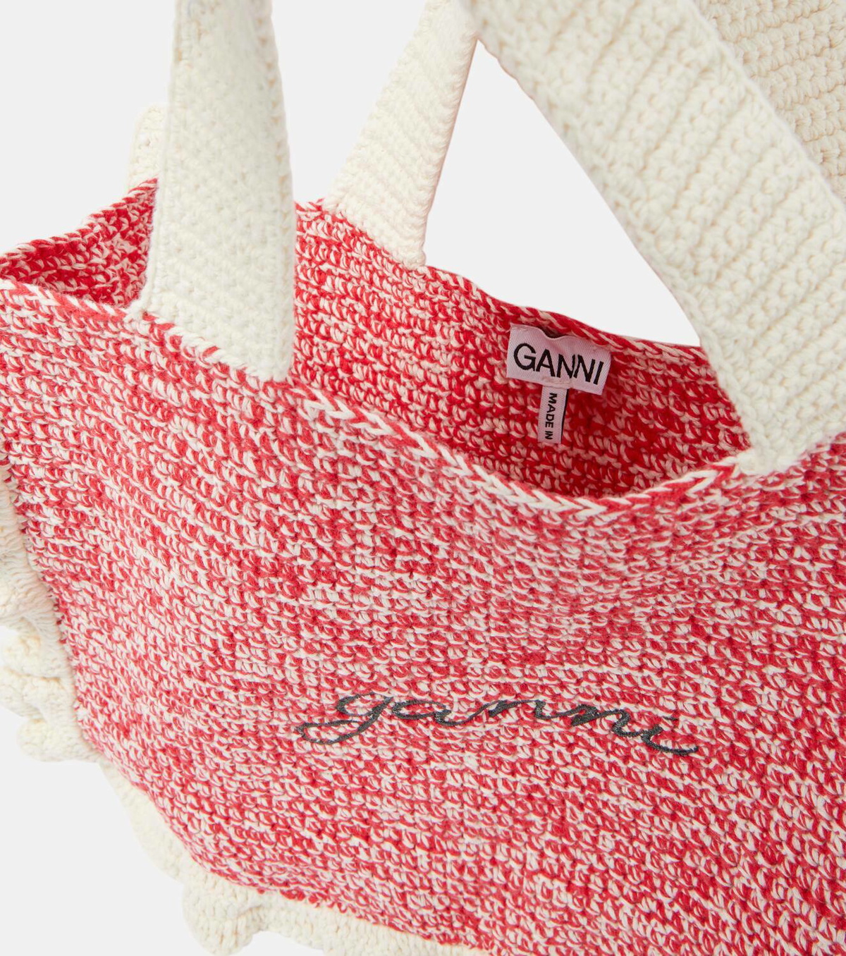 Ganni Crochet tote bag GANNI