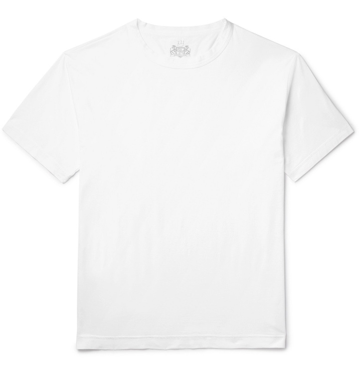 Photo: Sunspel - 45R Cotton-Jersey T-Shirt - White