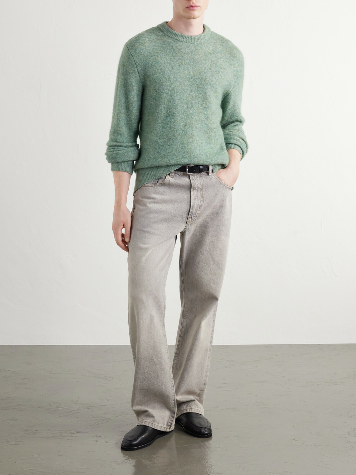 Oliver Spencer - Blenheim Wool-Blend Sweater - Green