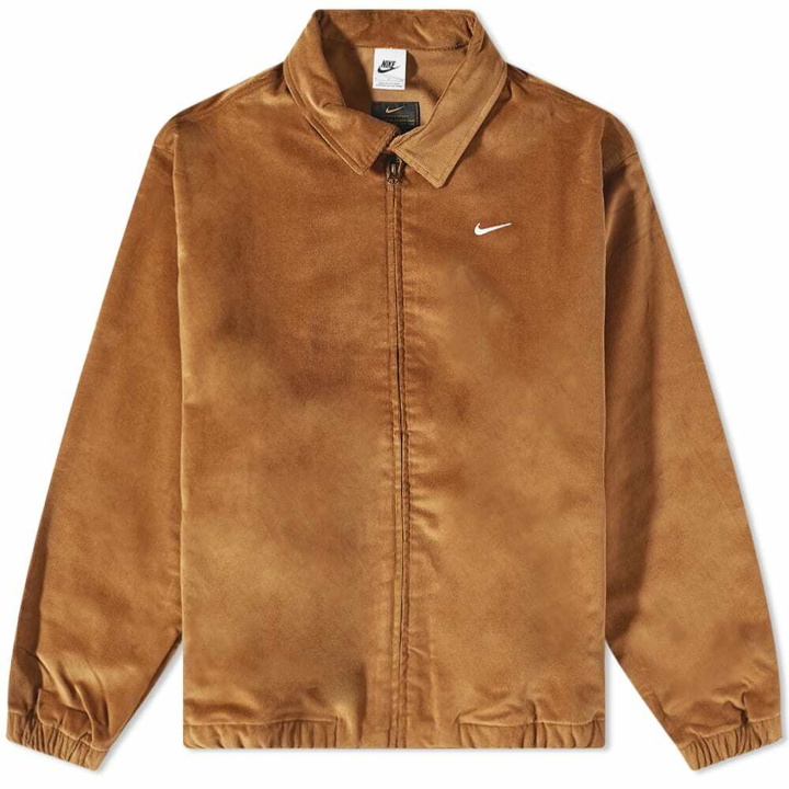 Photo: Nike Men's Life Harrington Jacket Cord in Ale Brown/White