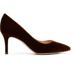 Gianvito Rossi Brown Gianvito 70 Heels