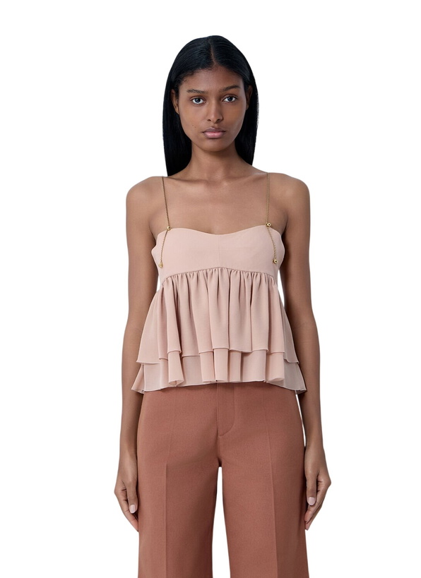 Photo: Chloé Sleeveless Ruffle Top