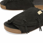 Visvim Men's Christo Shaman Folk Sandal in Black
