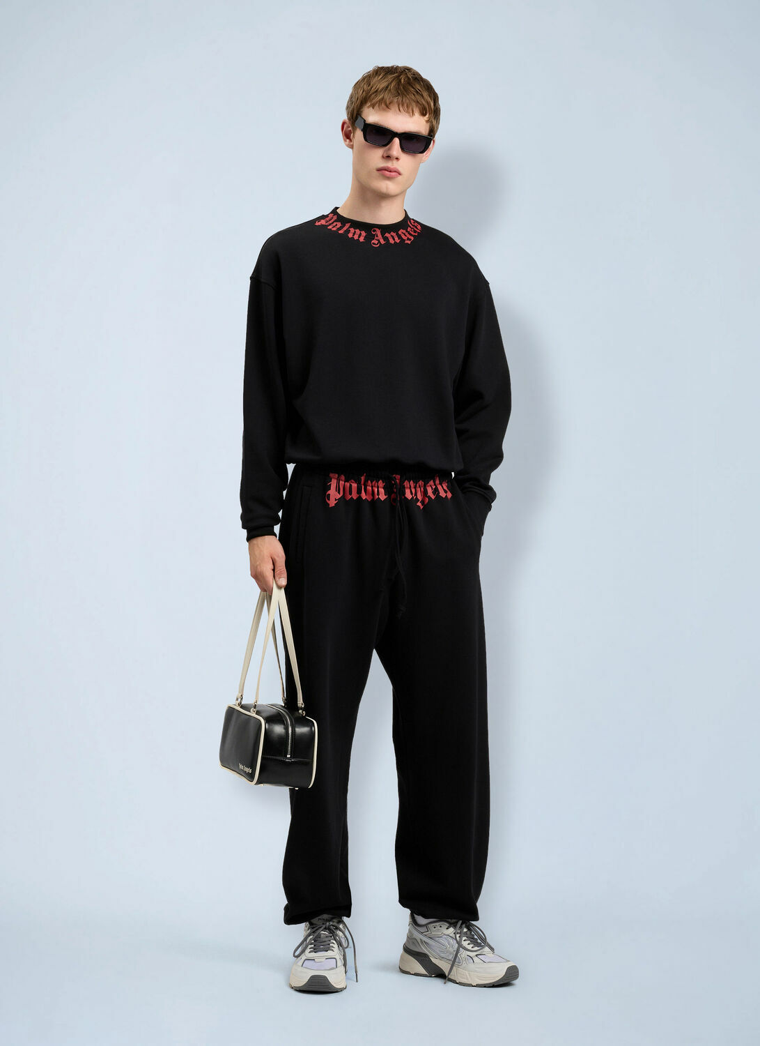 Palm Angels Neck Logo Sweatshirt