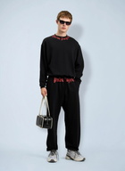 Palm Angels Neck Logo Sweatshirt