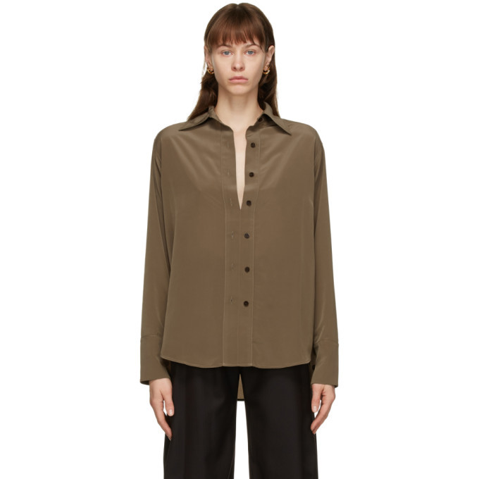 Photo: Eftychia Khaki Closed Shirt