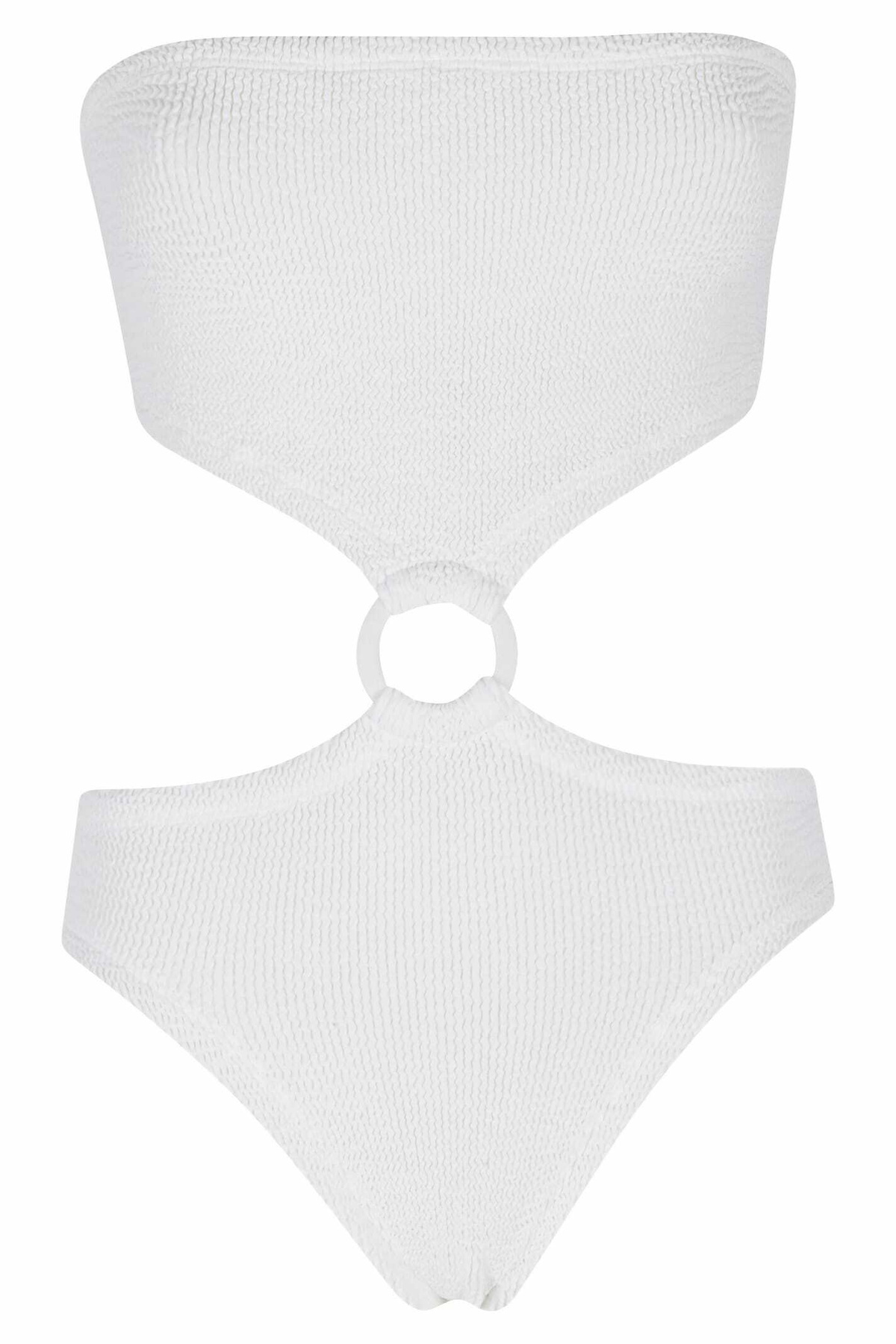 Hunza G SQUARENECKSWIMWHITE 関税送料込 Hunza G Square Neck Stretch-Seersucker Swimsuit | Coggles