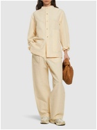 AURALEE Linen & Cotton Long Sleeve Shirt