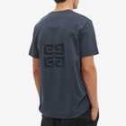 Givenchy Men's Embroidered Logo T-Shirt in Night Blue