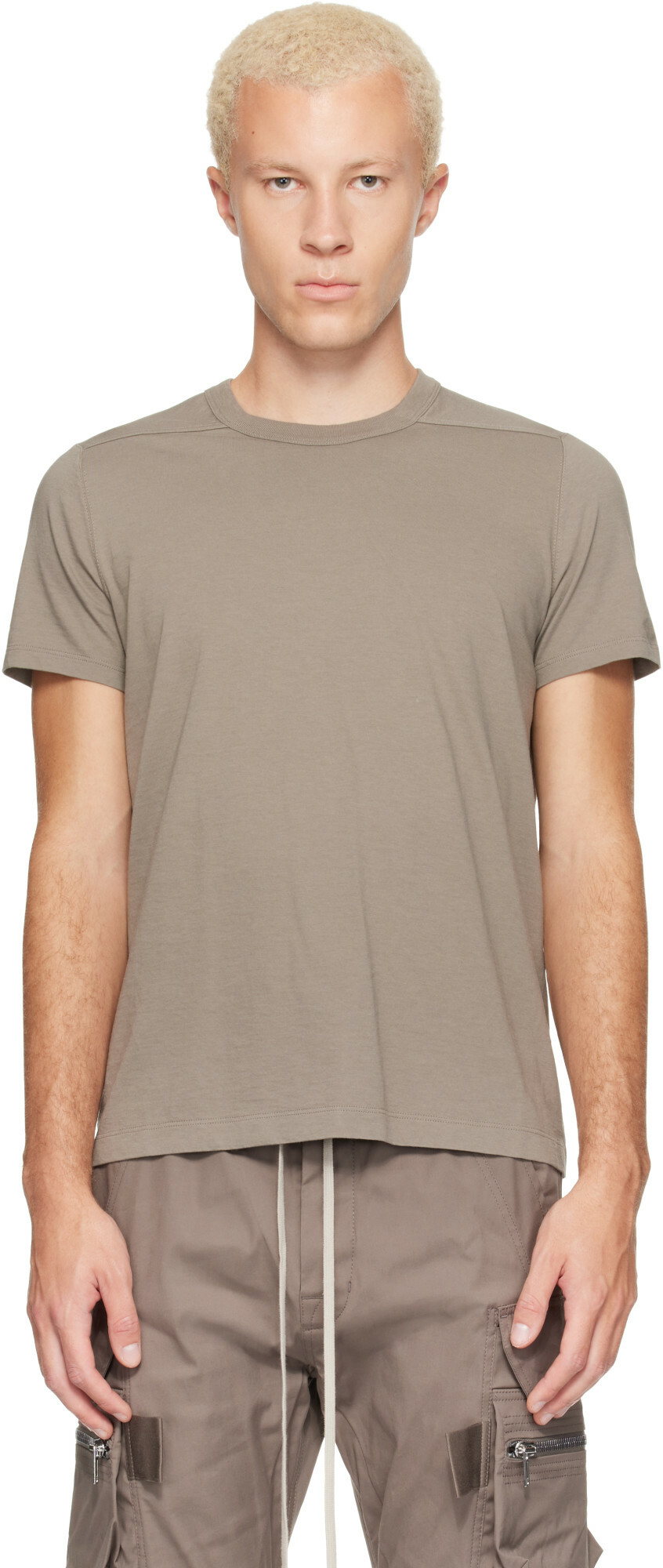 Rick Owens Gray Tower Short Level T-shirt