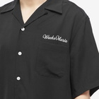 Wacko Maria Men's Short Sleeve Type 2 50's Shirt in Black