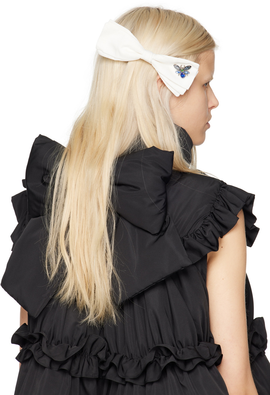 Erdem White Crystal-Cut Barrette Scünci - Crystal Stone Barrette Set | Ulta Beauty main image 3