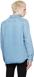 A.P.C. Blue Victorio Denim Shirt