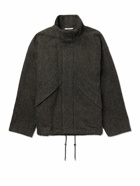 Auralee - Wool-Tweed Blouson Jacket - Gray