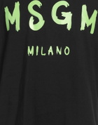 Msgm Mens T-shirt in Black