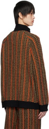 A PERSONAL NOTE 73 Brown Striped Sweater