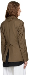 Arch The Brown Single-Breasted Blazer