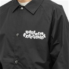 Uniform Experiment Men's Insance Coach Jacket in Black Turtle