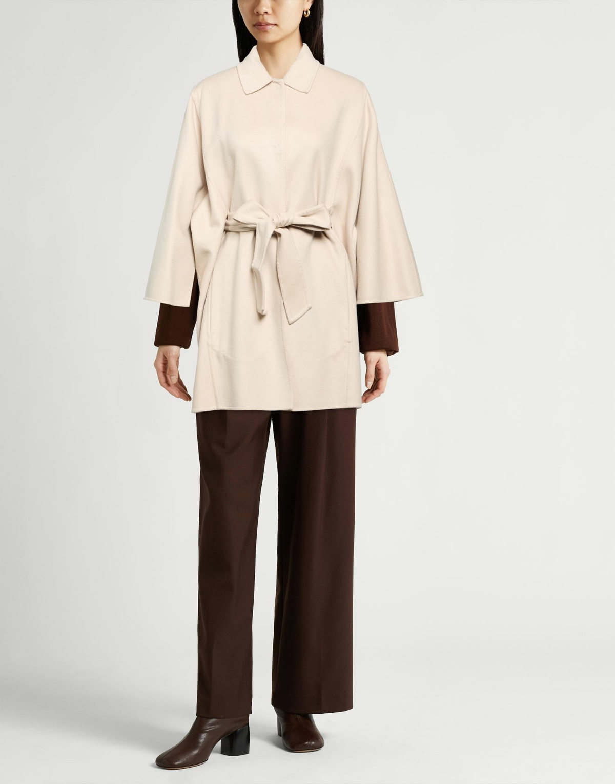 Agnona Womens Coat Ivory