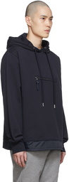 Moncler Navy Cotton Hoodie