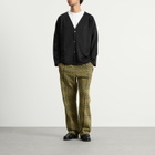 Needles Men's V-Neck Cardigan in Black
