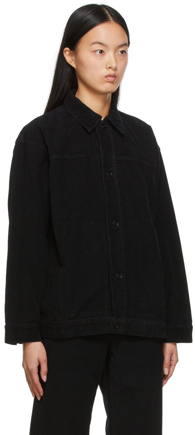 ジャケット・アウター Baserange Black Corduroy Pete Jacket Baserange Black Corduroy Pete Jacket Baserange