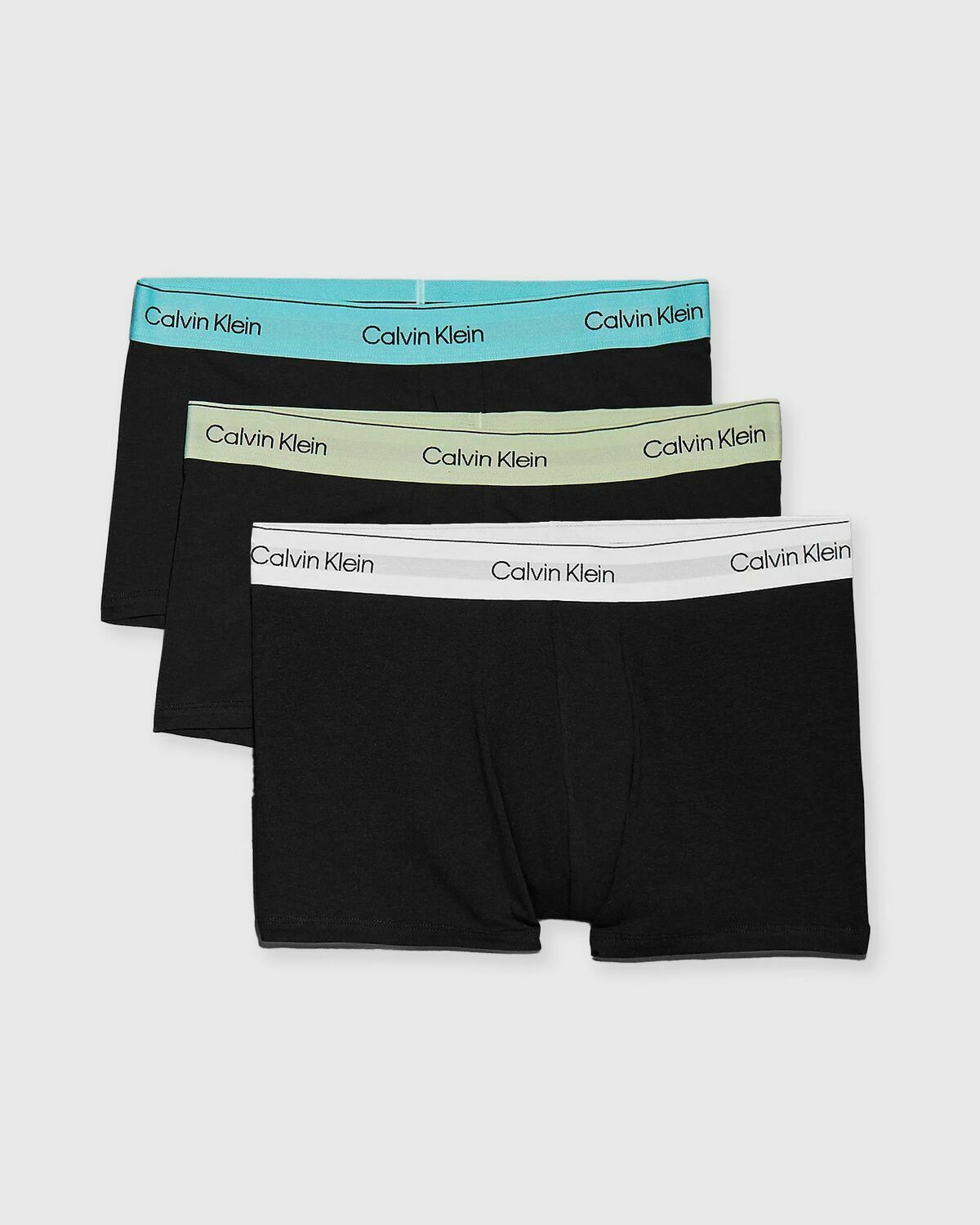 Calvin Klein Underwear TRUNK ICON COTTON STRETCH 3-PACK Black Mens Boxers & Brief