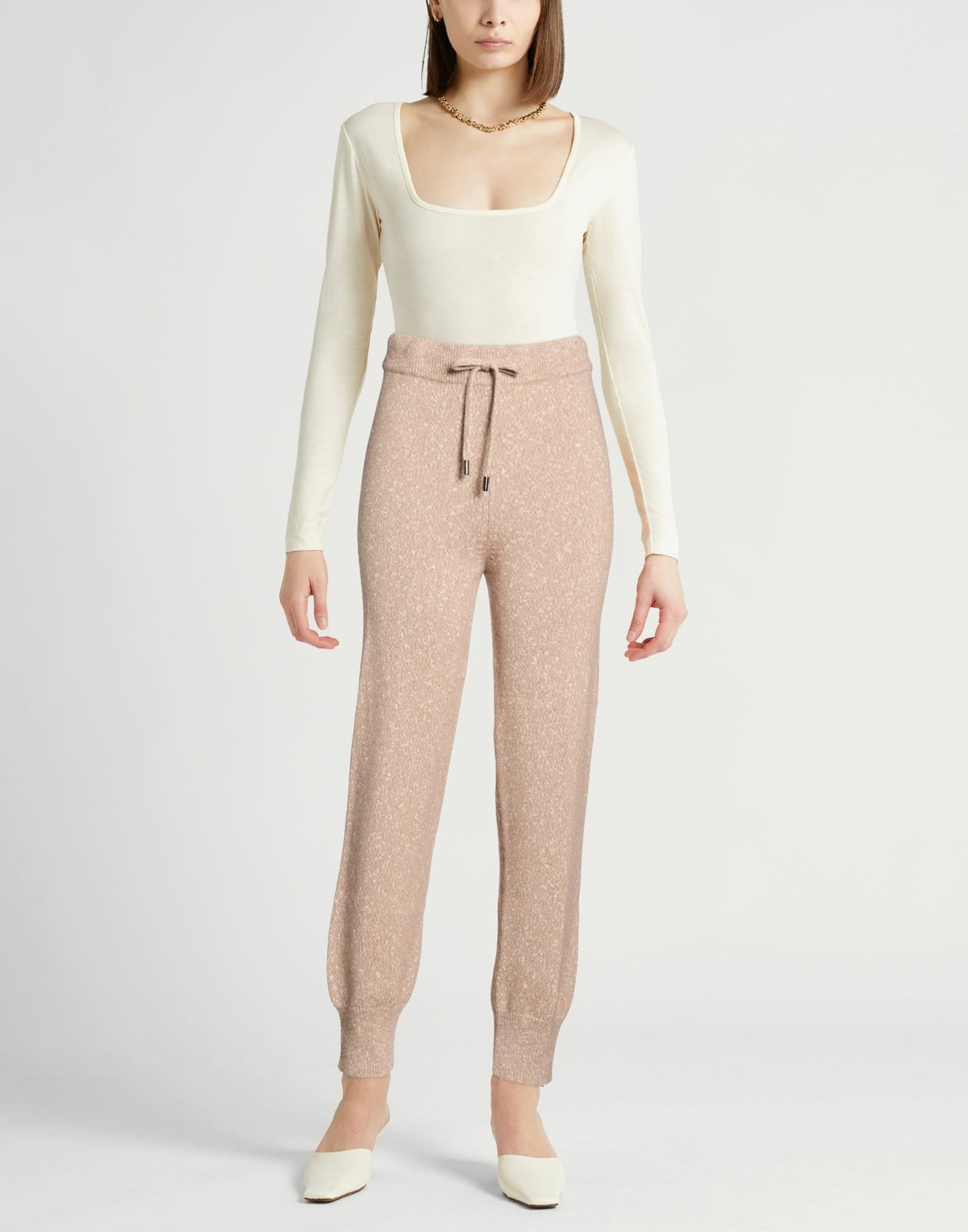 Peserico Easy Womens Pants Light brown