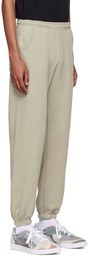 Sporty & Rich Taupe Cotton Lounge Pants