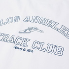 Sporty & Rich Track Club T-Shirt in White/Navy