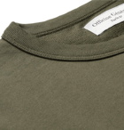 Officine Generale - Loopback Cotton-Jersey Sweatshirt - Men - Green