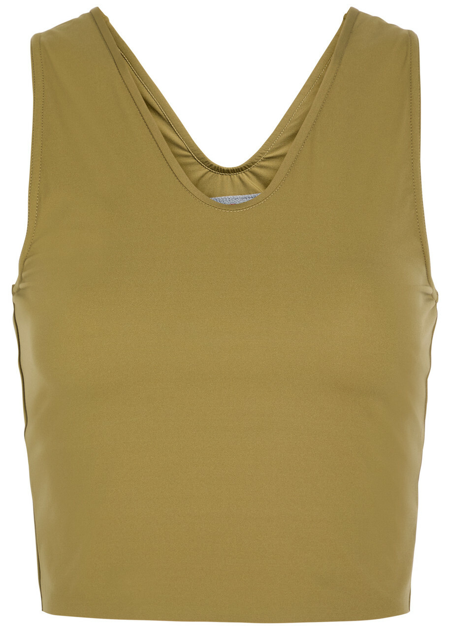 Spence Cosmic Spenceform Cropped Tank top Olive