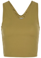 Spence Cosmic Spenceform Cropped Tank top Olive