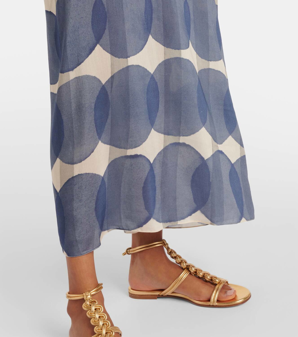 Adriana Degreas Polka-dot beach cover-up