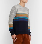 Missoni - Striped Cashmere-Blend Sweater - Blue