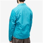 C.P. Company Men's Chrome-R Zip Overshirt in Tile Blue
