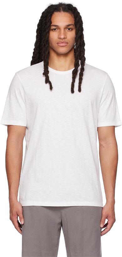 Photo: Theory White Essential T-Shirt