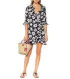 Solid & Striped - Floral wrap dress