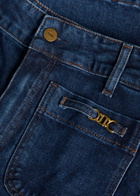 Paige Sasha Wide-leg Jeans Dark Blue