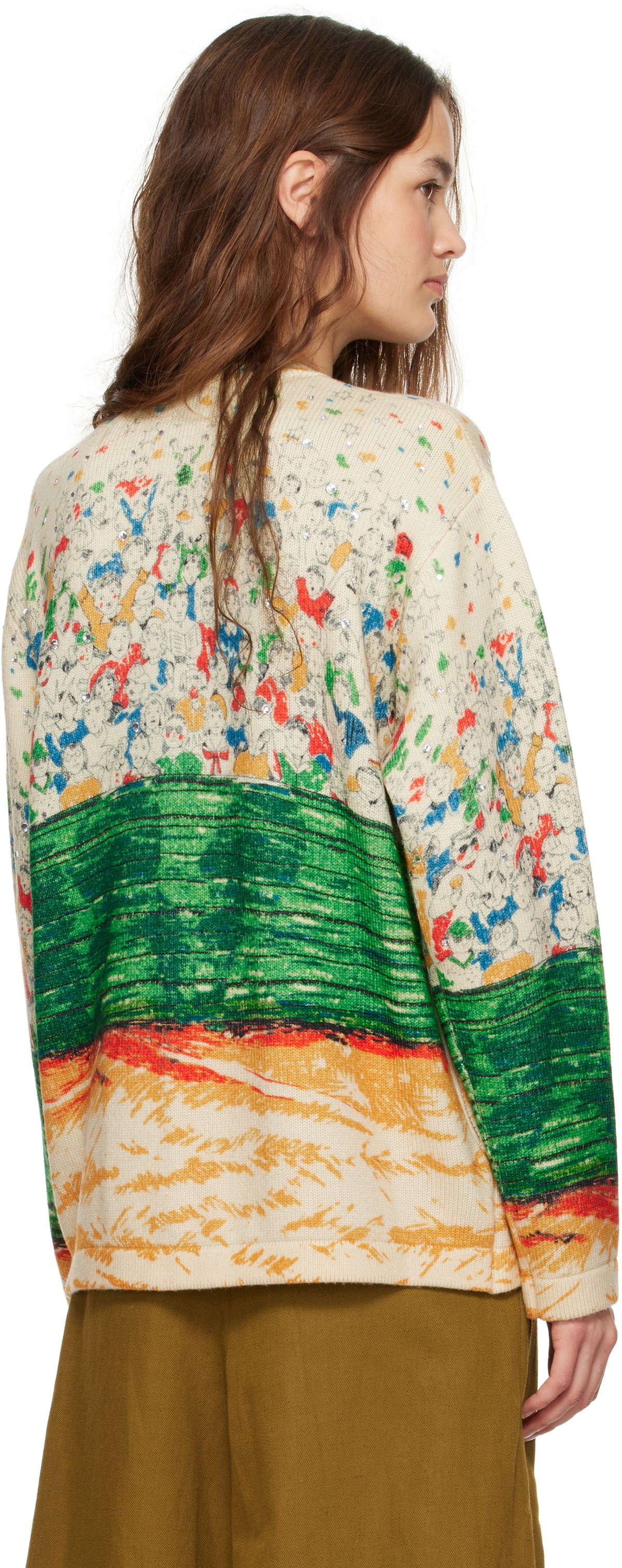 Bode Multicolor Slugger Cardigan Bode Bode Multicolor Slugger Cardigan Bode