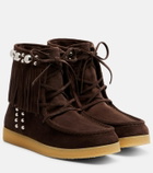 Valentino Garavani Nellcôte studded suede ankle boots