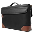 Dunhill - Nylon and Full-Grain Leather Briefcase - Black