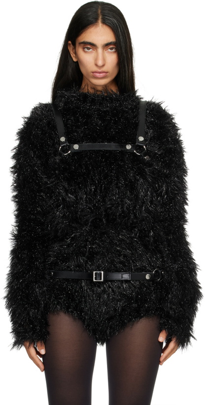 Photo: Junya Watanabe Black Leather Harness